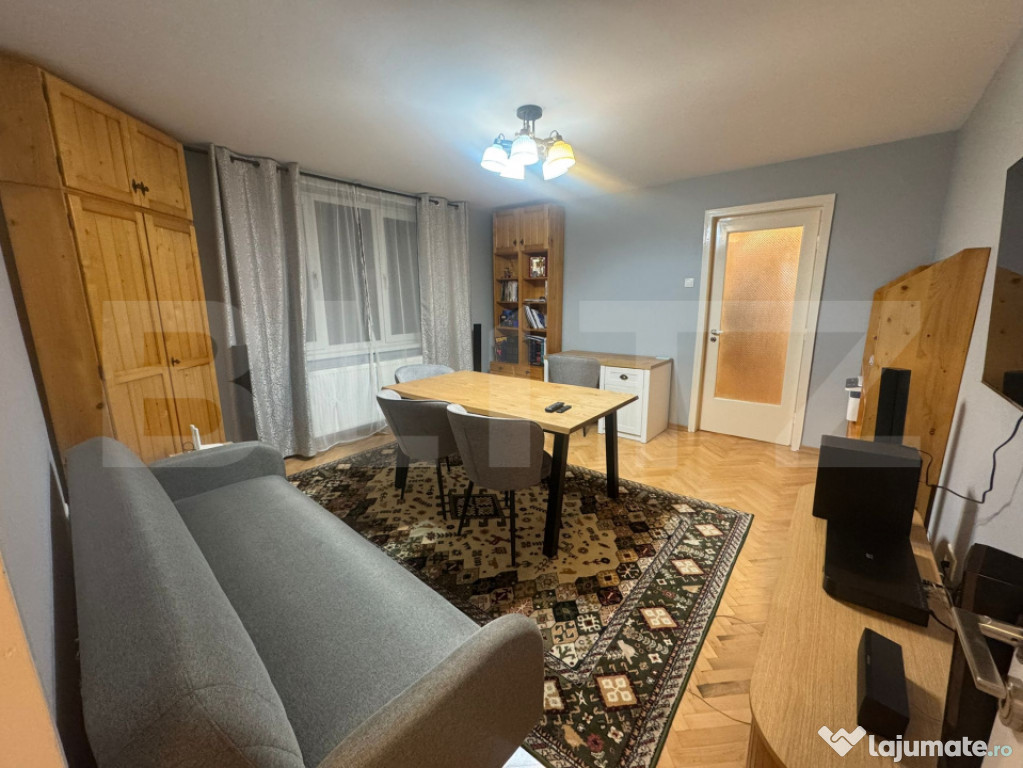 Apartament 2 camere, etajul 1 – 10 minute de UMF, 7 Noiem