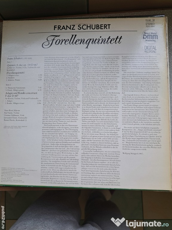 Franz Shubert- cvartetul gewandhaus