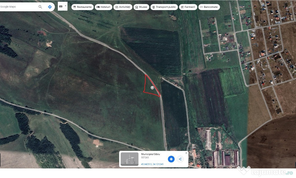 Teren 1.100 mp Sibiu, zona Dealul Sibiului