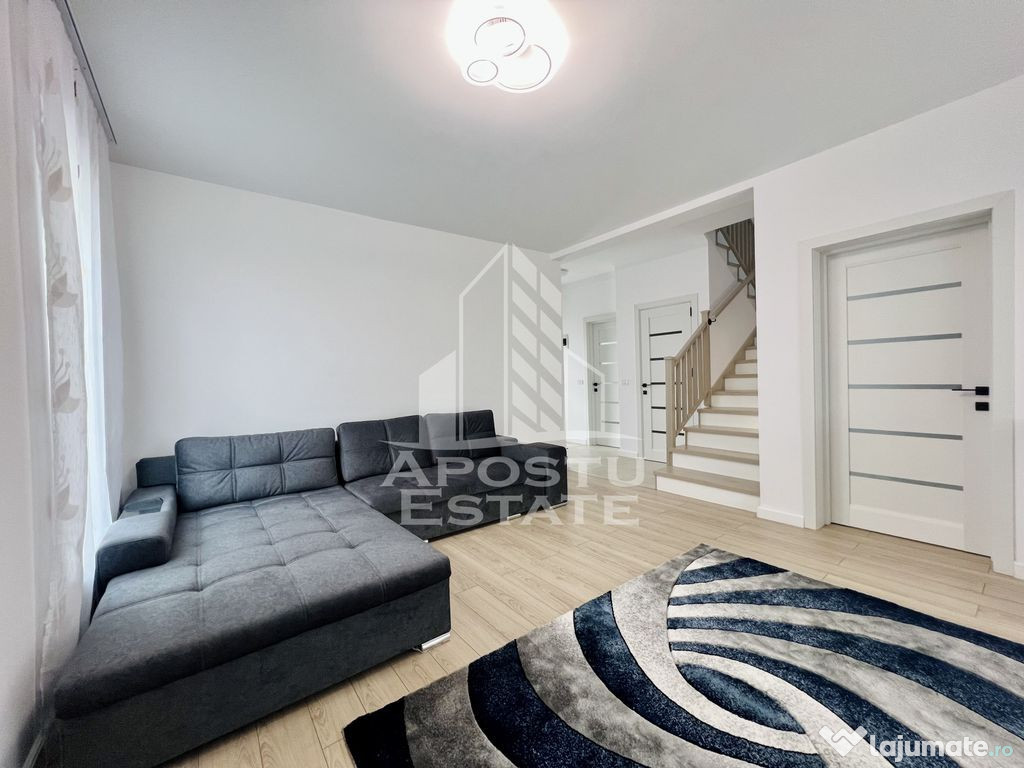 Duplex cu 5 camere, 3 bai,prima inchiriere, in Mosnita Noua
