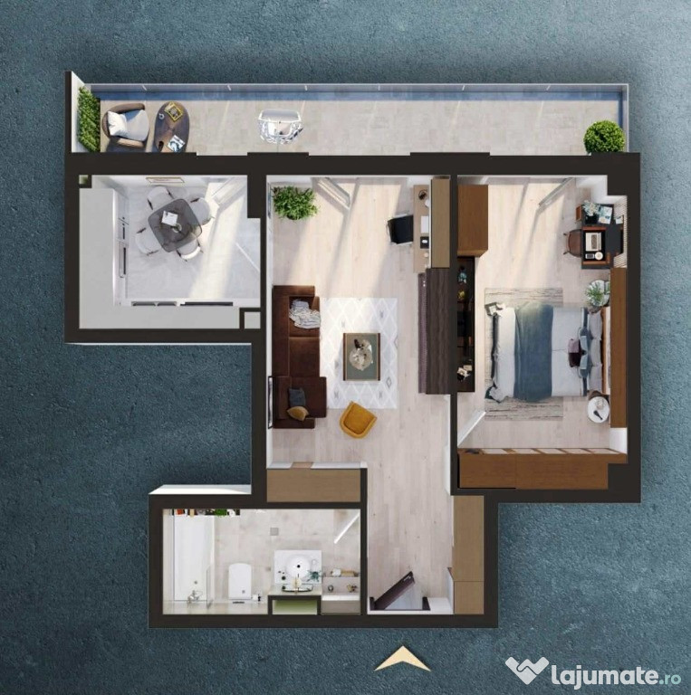 Apartament 2camere finisate- in complexul rezidential Elite