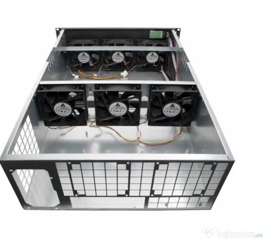 Carcasa placi video minat cu ventilatoare, 4W2, 88887236, folosita