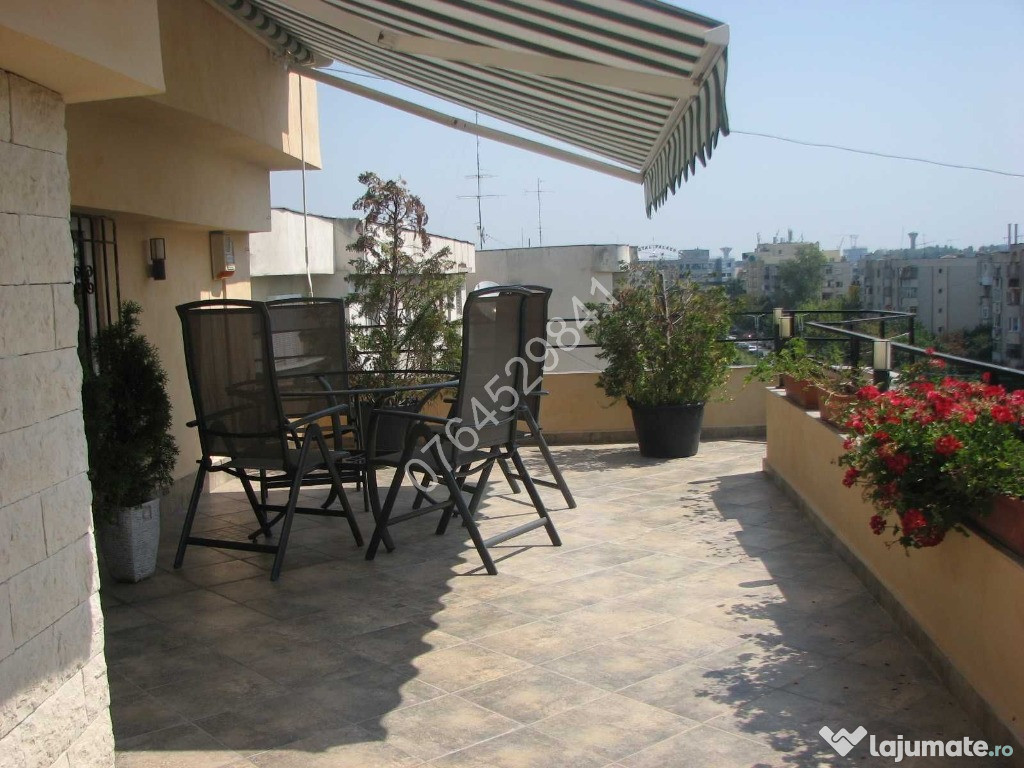 Apt. 3cam. Herastrau-Aviatiei,Str N. Caramfil,PET FRIENDLY,terasa 25m