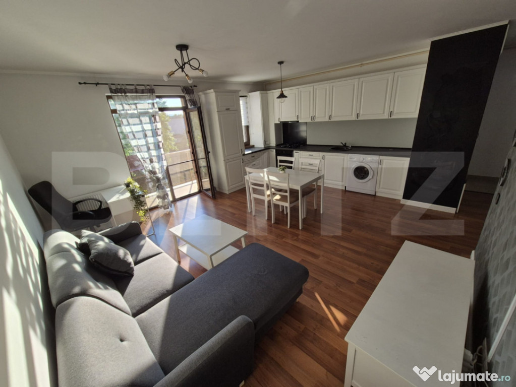 Apartament cu 2 camere, semidecomandat, 50 mp, cu parcare, z