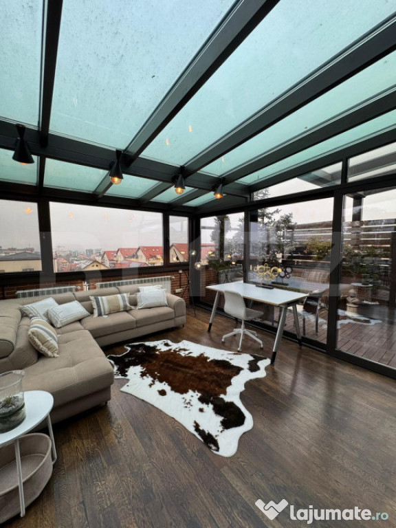 Penthouse 4 camere, 153 mp, 50 mp zona Buna-Ziua