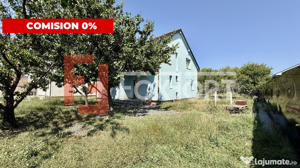 Casa individuala cu 4 camere de 141 mp si teren de 1500 mp,