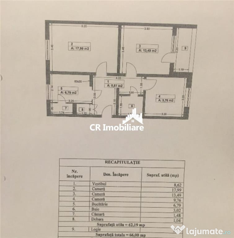 Apartament 3 camere Piata Resita