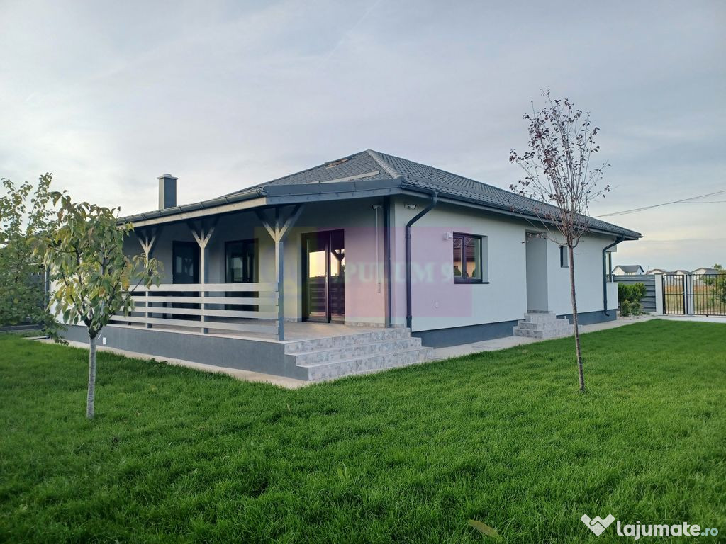 Casă nouă parter 162 mp, curte 504 mp, Săbăreni