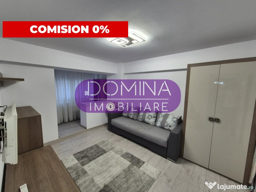 Garsonieră mobilată și utilată, zonă ultracentrală
