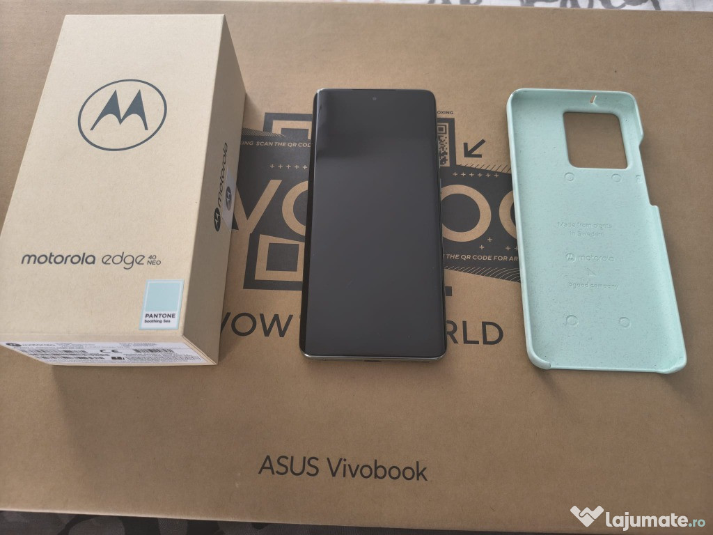 Motorola Edge 40 Neo, Dual SIM, 256GB, 12GB RAM, 5G, Soothing Sea