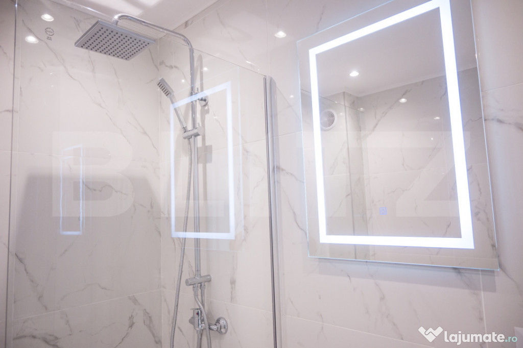 Apartament renovat, cu 2 camere, 46,60mp, zona Micro 1
