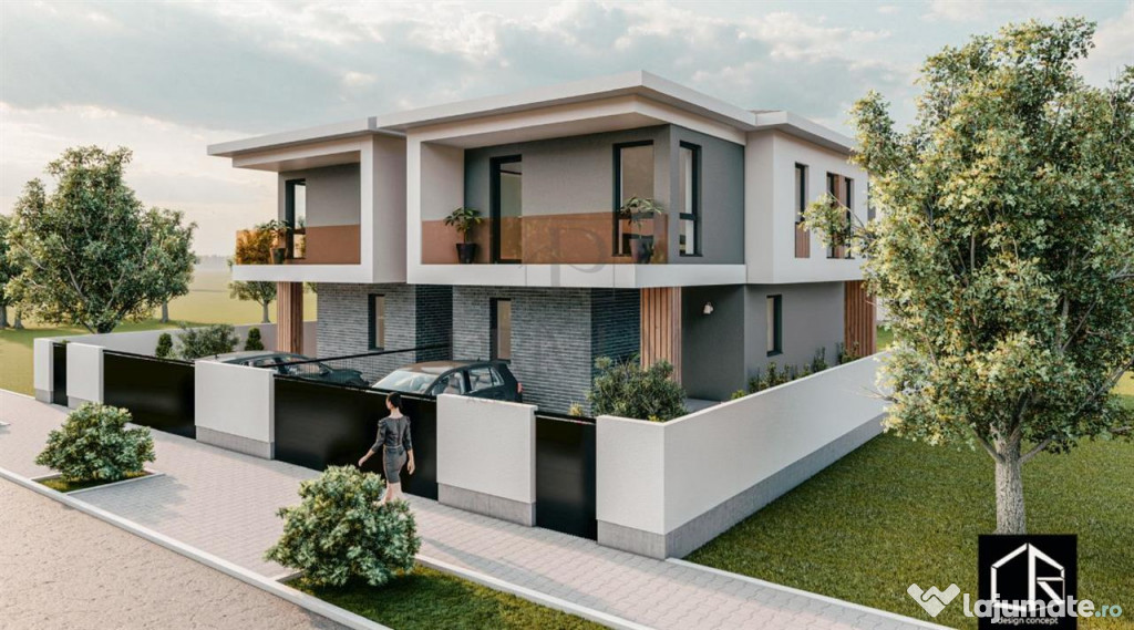 Duplex despartit prin camera tehnica - personalizare interio
