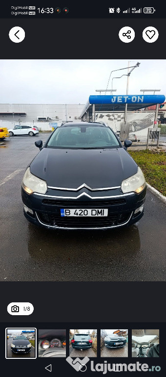 Citroen C5, hidractiv, automat, 163 cai 2010