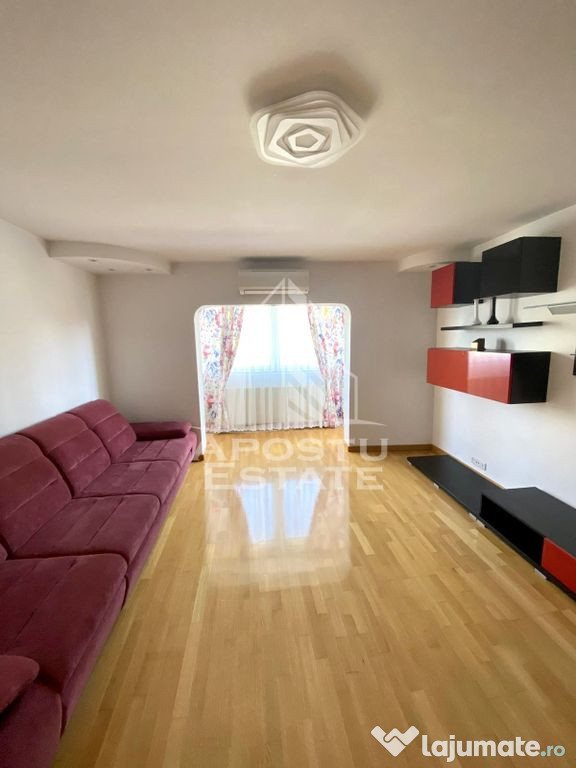 Apartament 2 camere, mobilat, centrala proprie, zona Giro...
