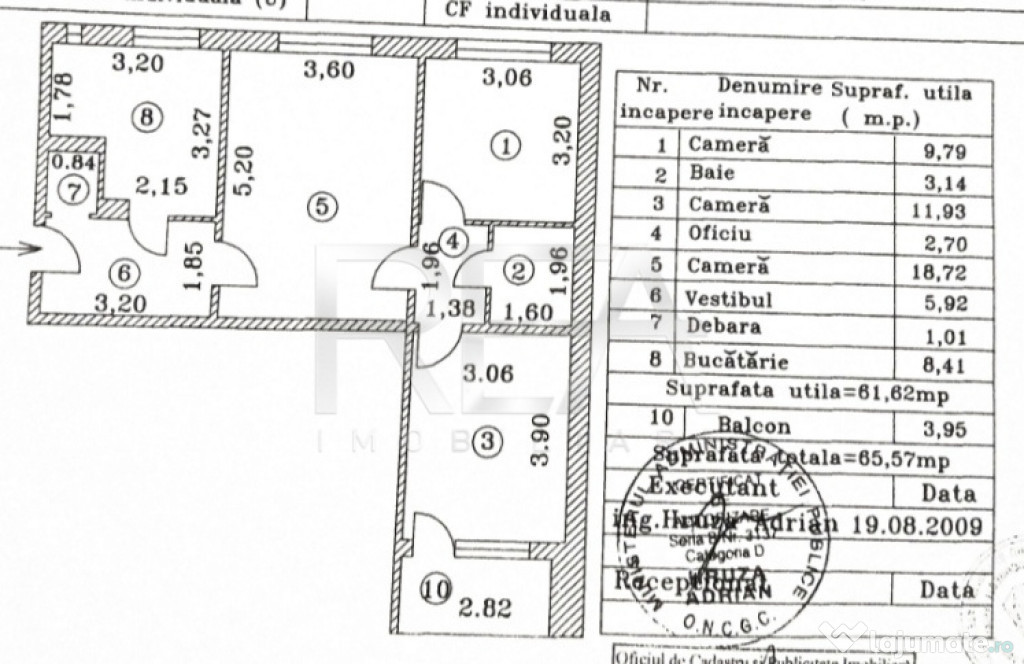 Apartament 3 camere, et 1/4, centrala/ Drumul Taberei