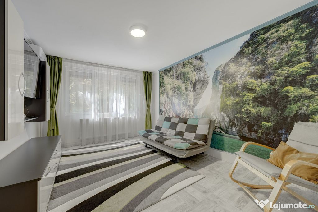 Apart.3 cam. decoman. Parter/4+renovat total+centrala ! D...