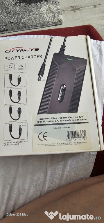 Încărcător biciclete și trotinete electrice