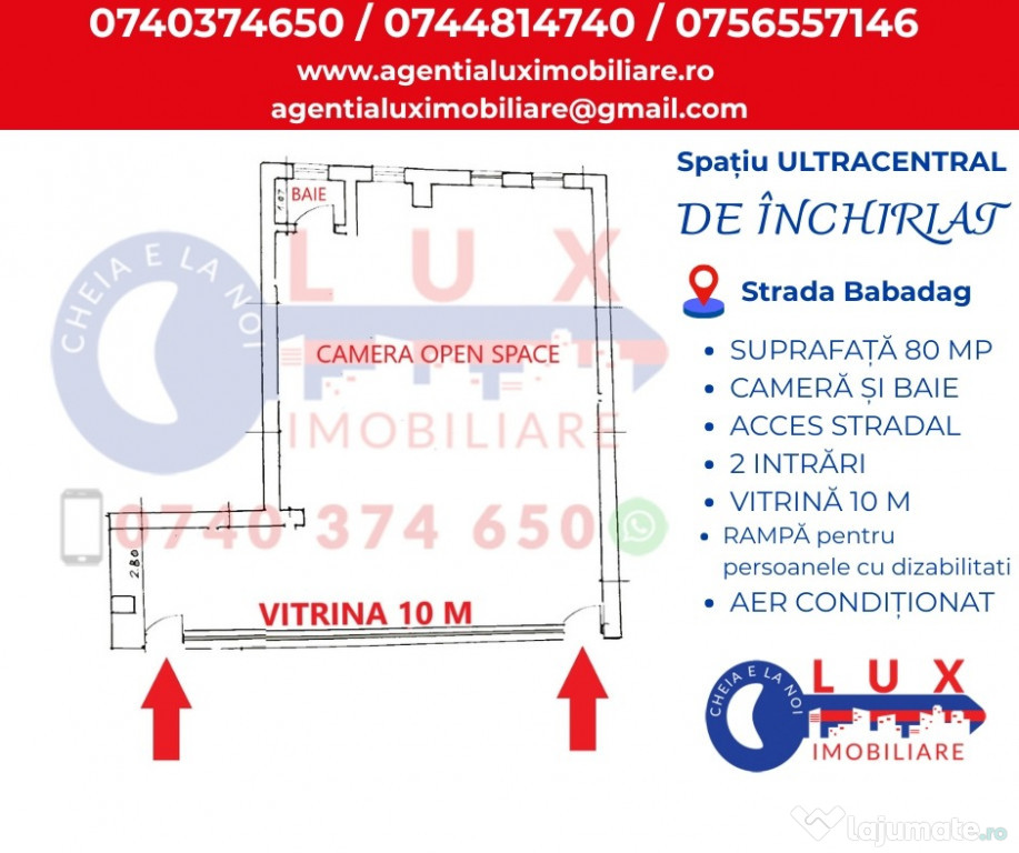 ID 8114 Spatiu ULTRACENTRAL - DE INCHIRIAT