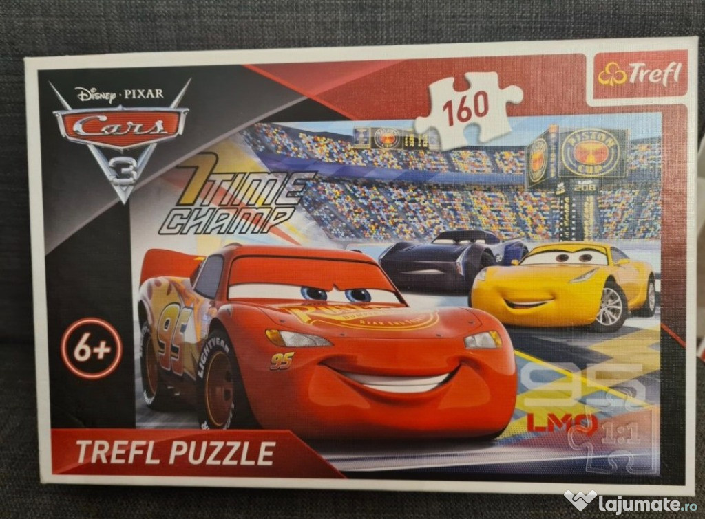 Puzzle - Cars 3 din 160 de piese, 6+,