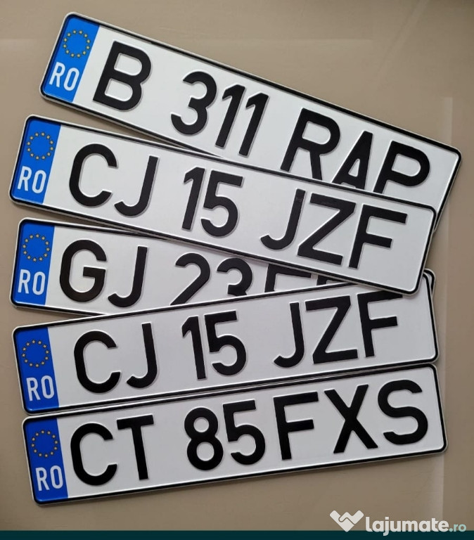 Numere auto ornamentale facem la comanda