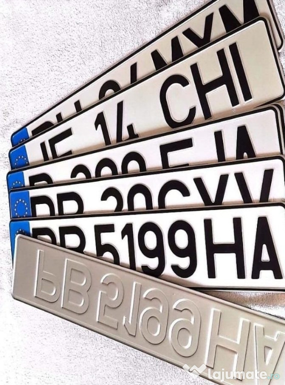 Numere auto ornamentale facem la comanda