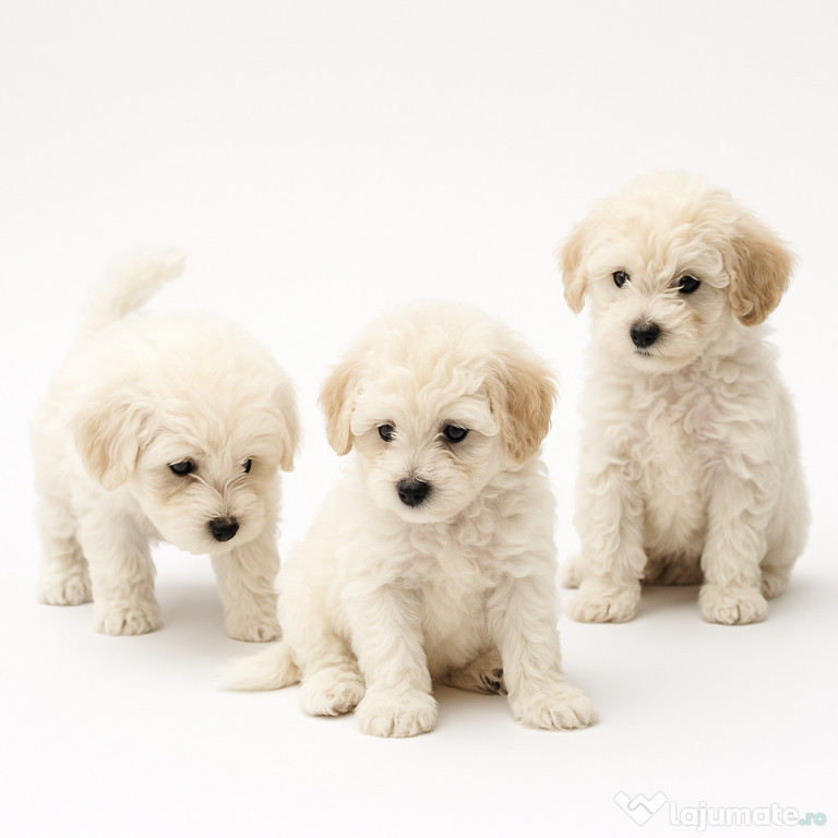 Puișori adorabili Maltipoo - 3 ghemotoace pufoase caută familii iubito