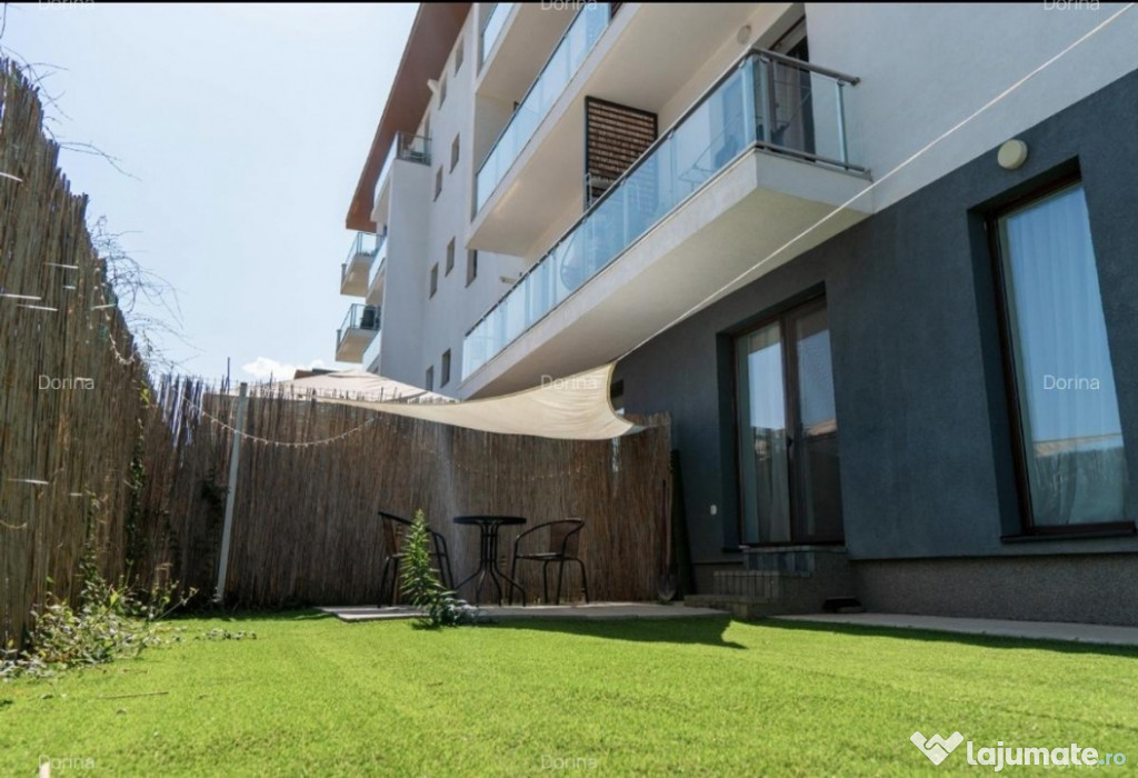 Apartament modern 2 camere cu grădină de 40 mp și parcare