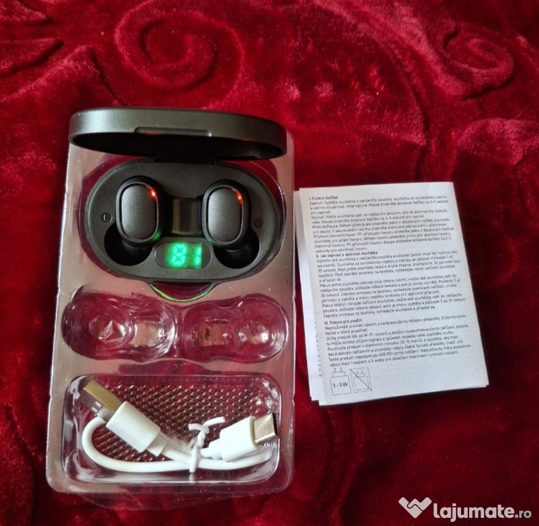 Casti Bluetooth TWS E7S si căști Bluetooth TWS Pro 60