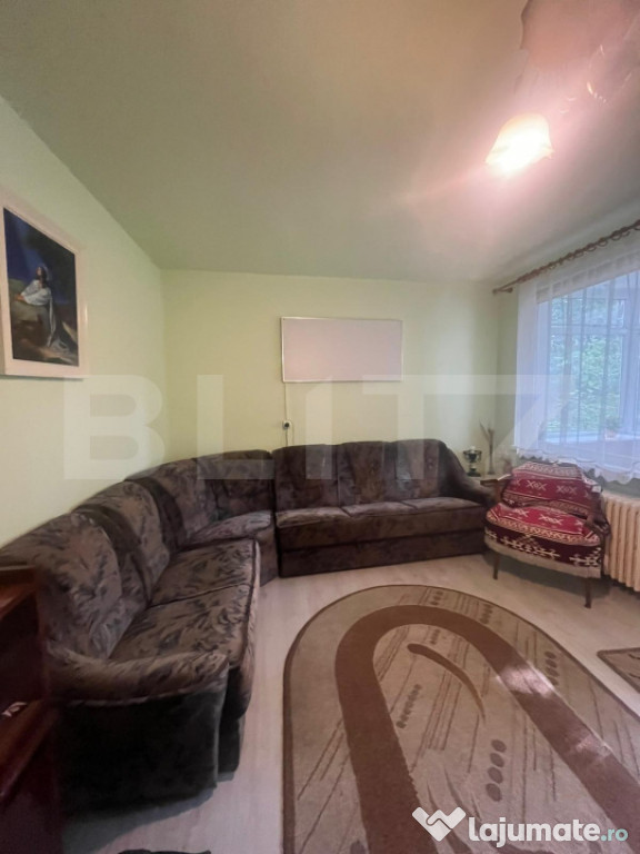 Apartament 3 camere, 60mp utili – parter înalt, zona Tudo