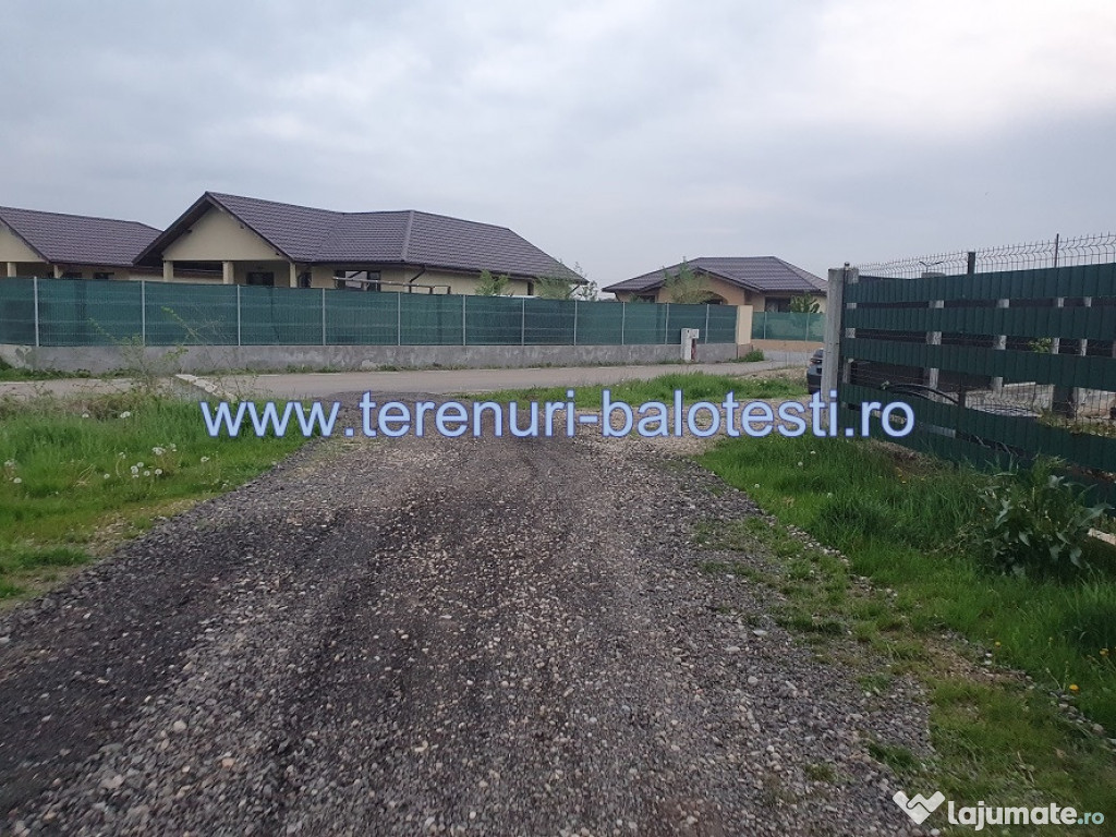 Vand teren Balotesti,langa case noi-50 m de asfalt