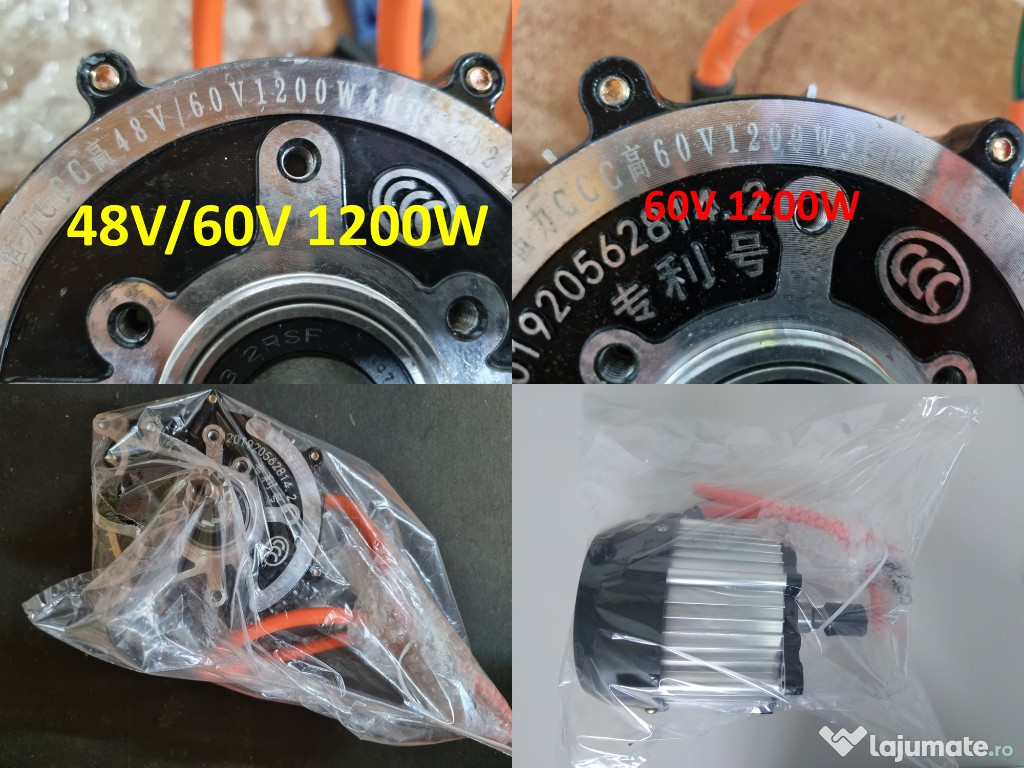 Motor bicicleta electrica DC 48V 800W, 48V/60V 2000W. Nou