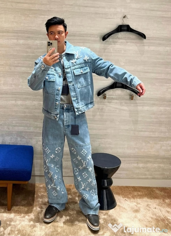 Compleu LV Denim Trucker CA36929 blug+jacheta Louis Vuitton S/M/L
