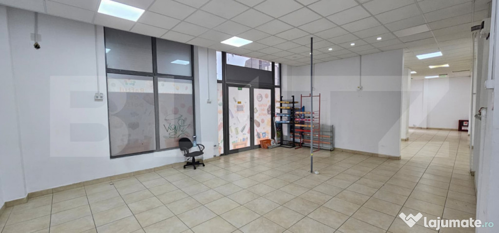 Spațiu comercial de închiriat - zona Liceul Auto – 120 m