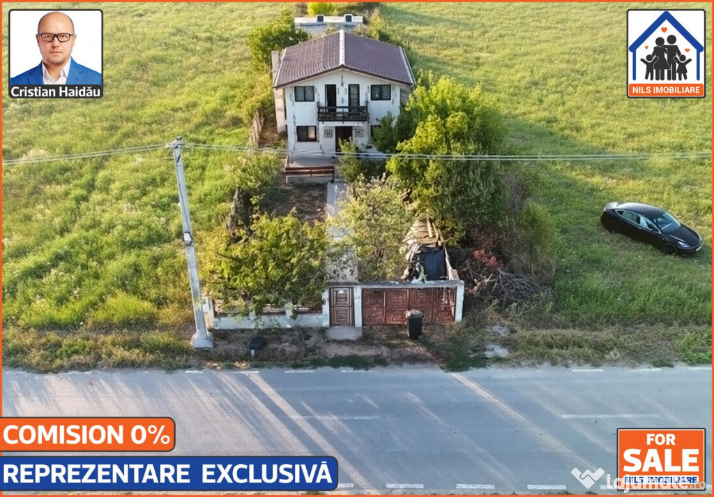 Casa 3 camere, 2 bai, 2 balc. | Teren 400mp | Vidra-Dobreni