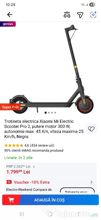 Trotineta xiaomi pro2