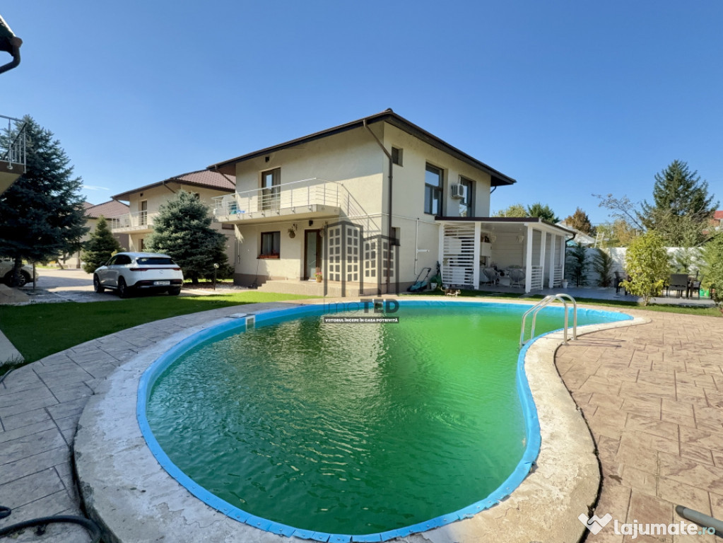 Vilă elegantă cu piscină privată în complex exclusivist