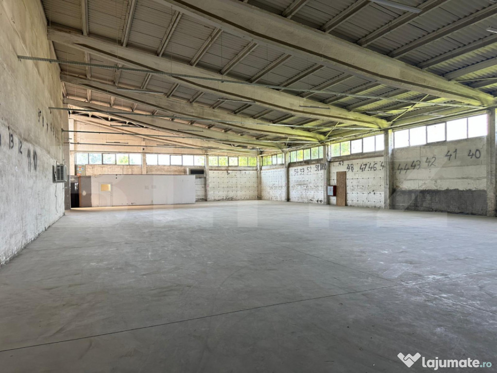 Hală industrială – 1350 mp, compartimentabilă!