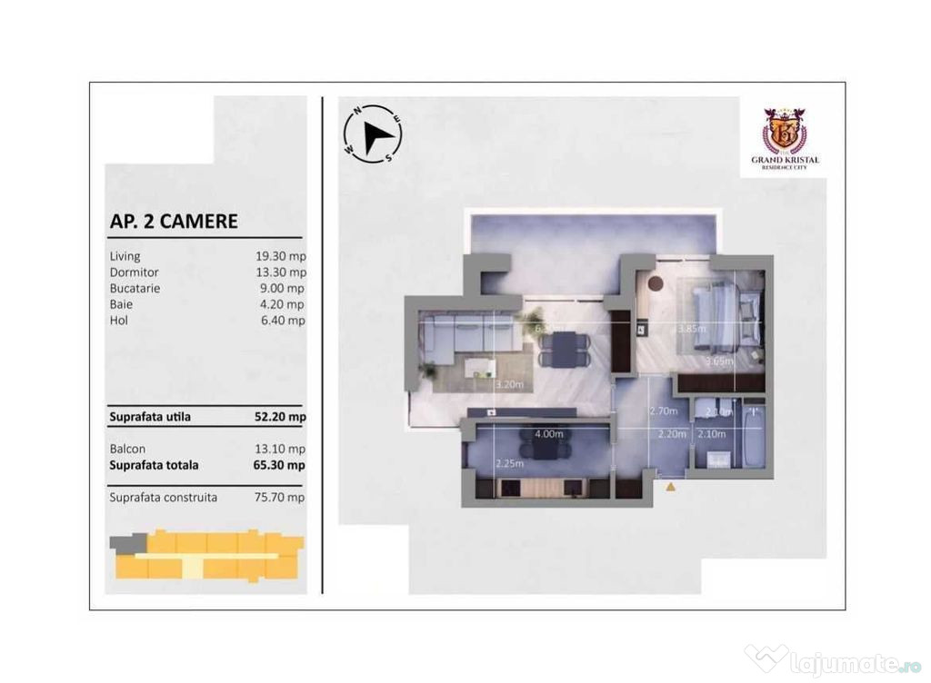 GRAND KRISTAL RESIDENCE 2 CAMERE