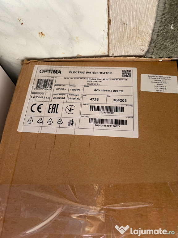 Boier electric la o 100 de litri