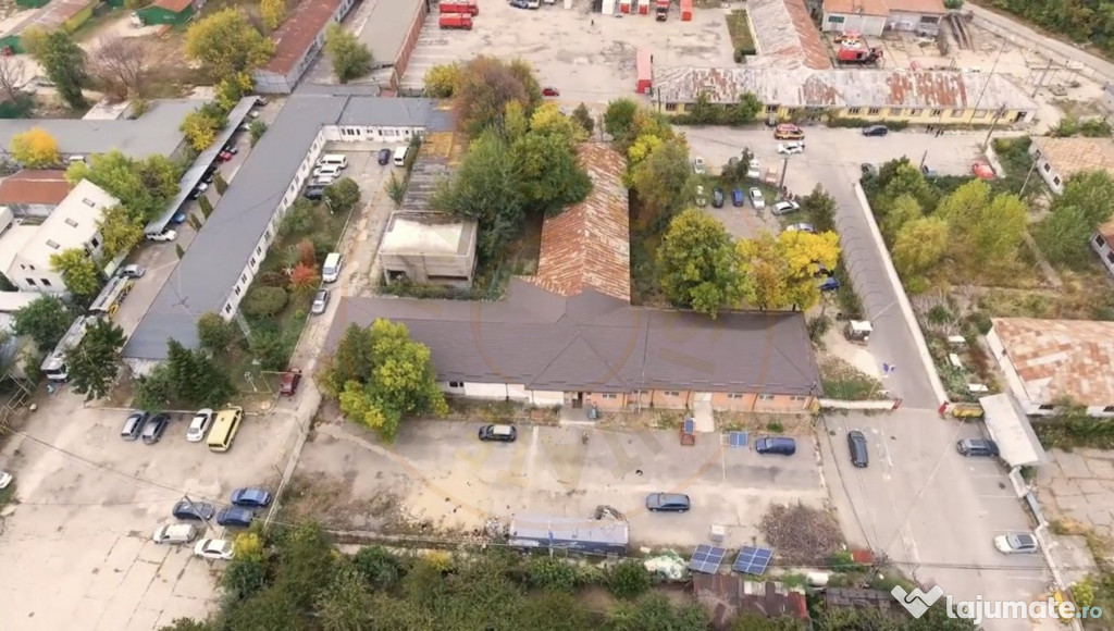 Clădiri industriale/birou + teren 4.287 mp, zona Vama Pite?