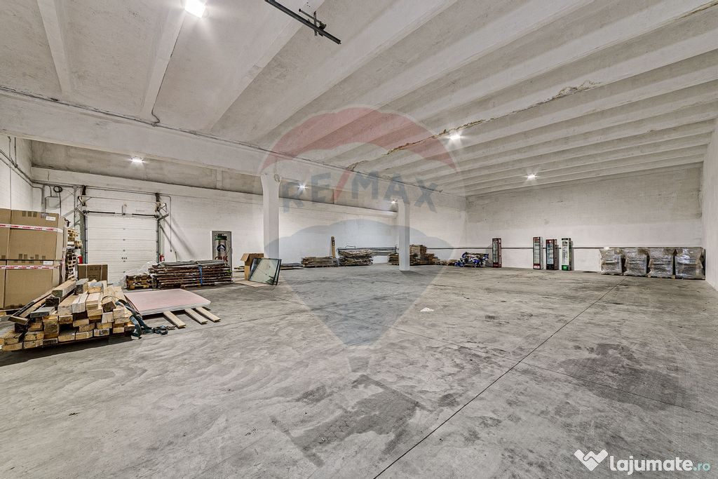 Spațiu industrial/hală depozitare 400mp de închiriat, ...