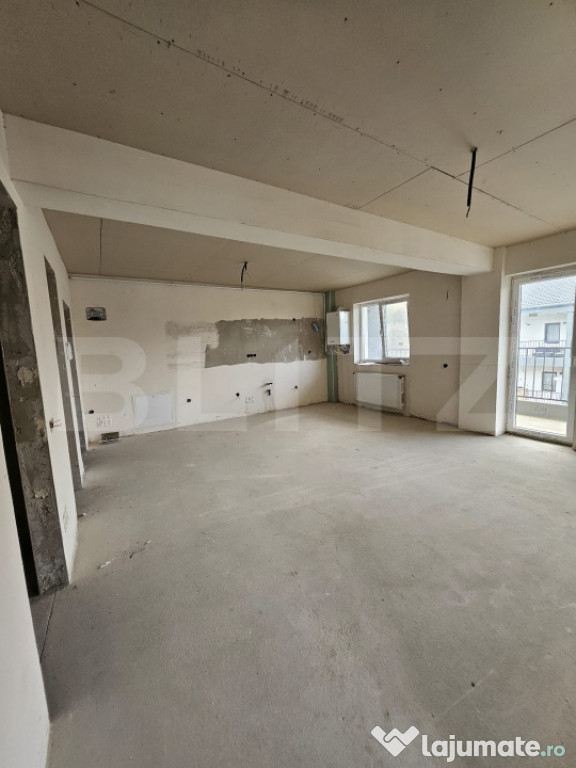 Apartament semidecomandat 59 mp utili, priveliste deosebita,