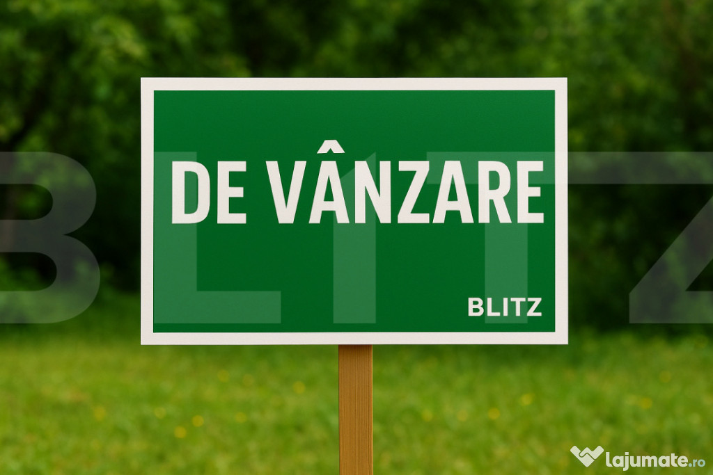 Teren intravilan 1000 mp în Zona Lebăda – oportunitate e