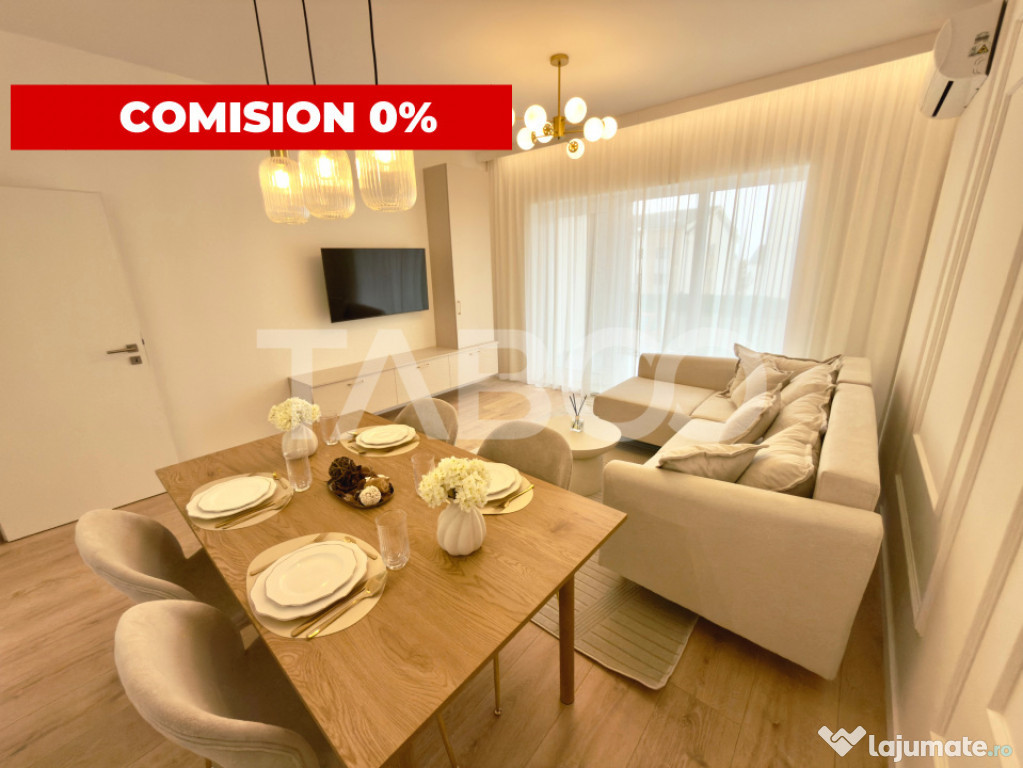 Apartament intabulat 2 camere - finisaje de Lux - cu terasa