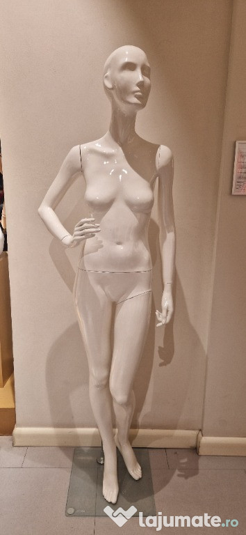 Manechine dama din fibra de sticla, vitrine magazine