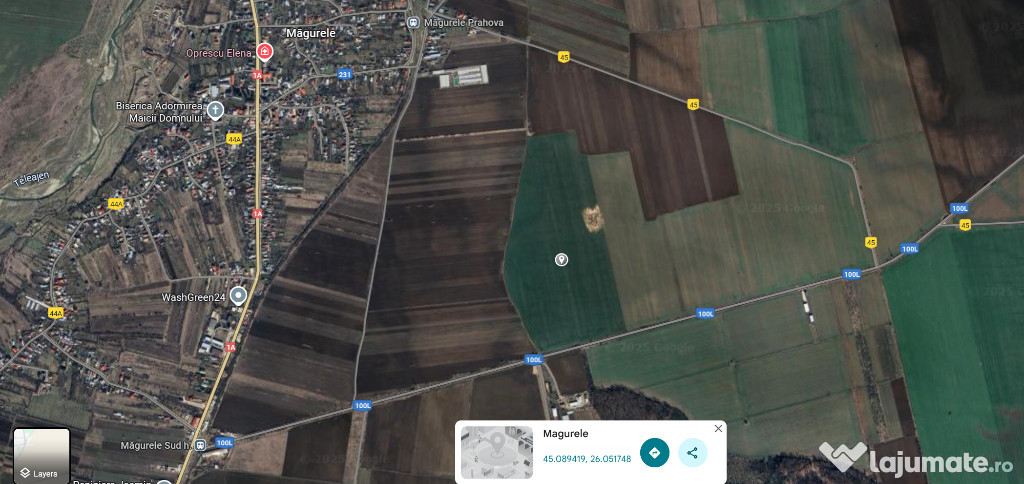 Teren agricol 2.5ha, Măgurele