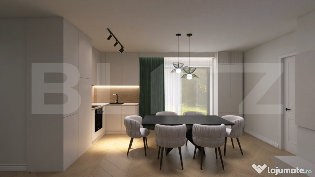 Apartament cu 3 camere in suprafat utila de 78.98 mp si 13 m