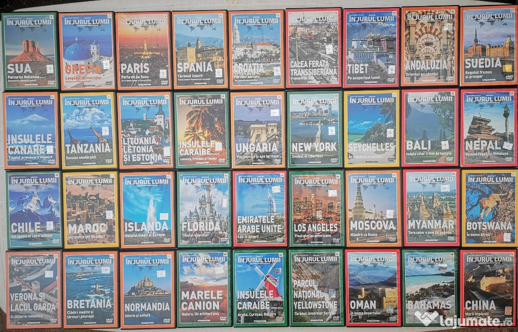 Filme documentare geografie turistica muzee DVD tari in jurul lumii