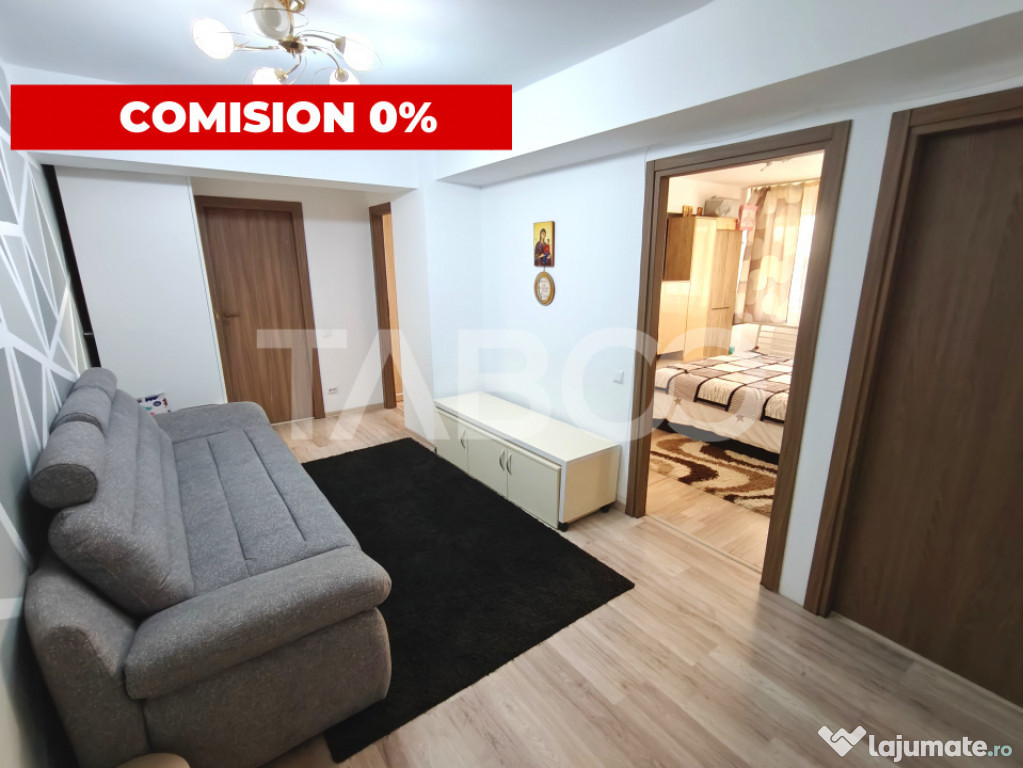 Apartament spatios si calduros cu 2 dormitoare si bucatarie