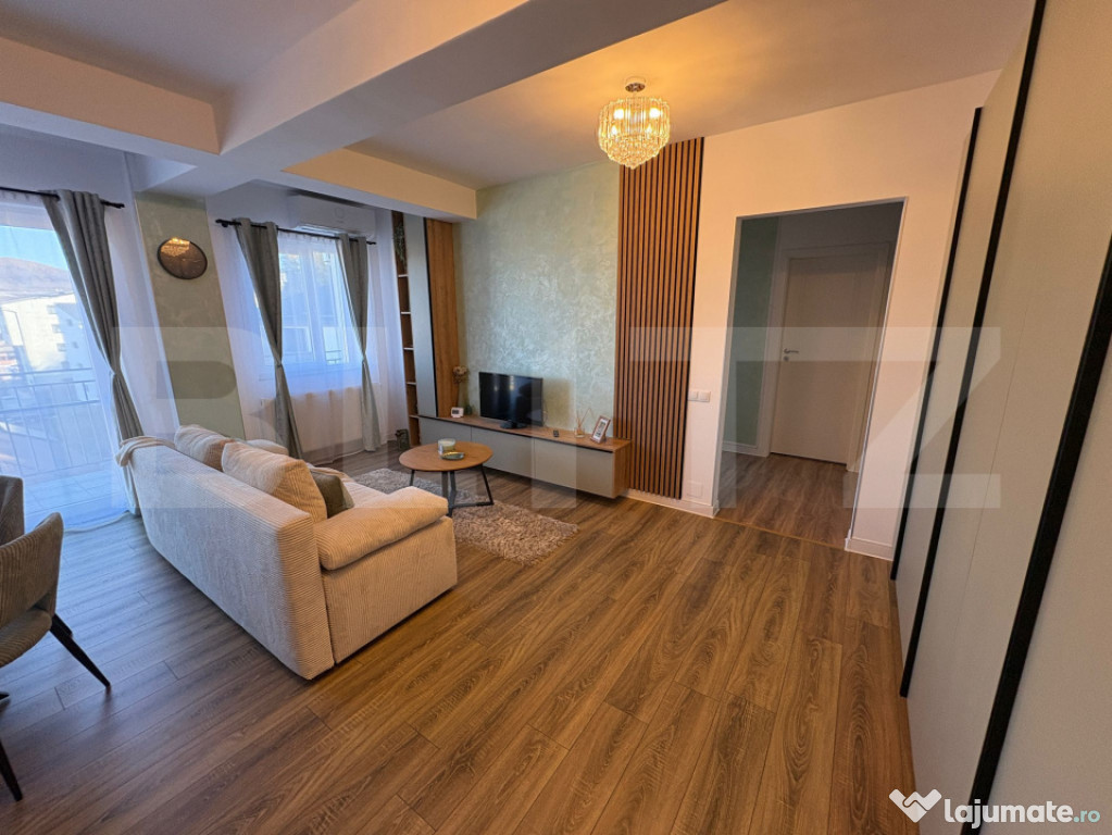 Apartament cu 2 camere, 47 mp, balcon 13 mp si parcare subte